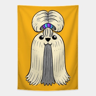 Long haired Shih tzu Tapestry