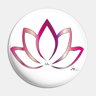 Lotus Flower Mug Pin