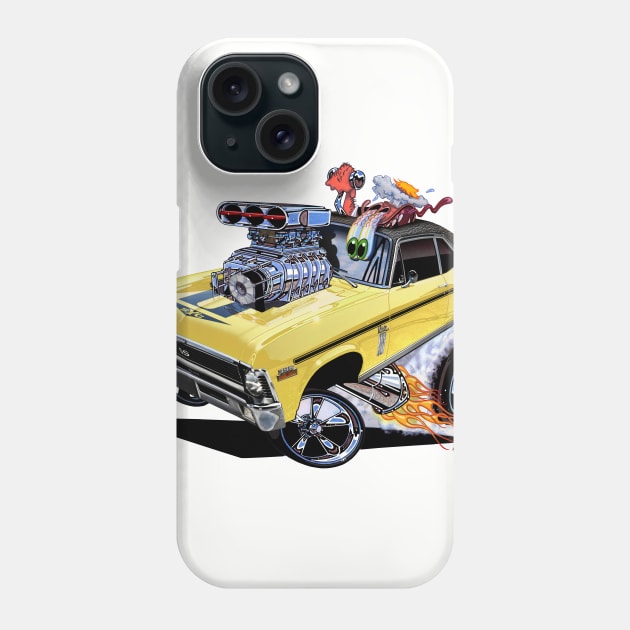 SUPER Nova 1970 Chevy Nova Phone Case by vincecrain