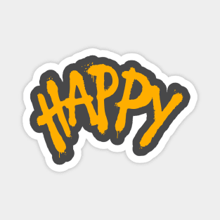 Happy cheerful tshirt Magnet