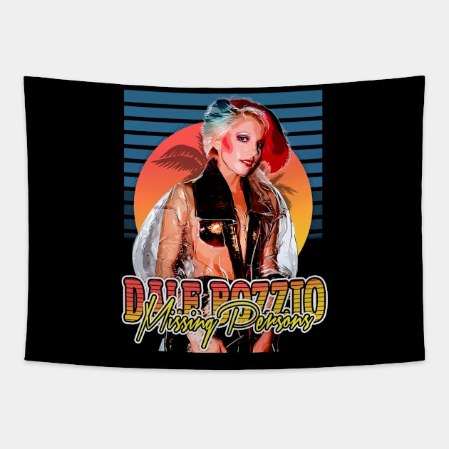 Retro Dale Bozzio /// Style Flyer Vintage Tapestry by Now and Forever