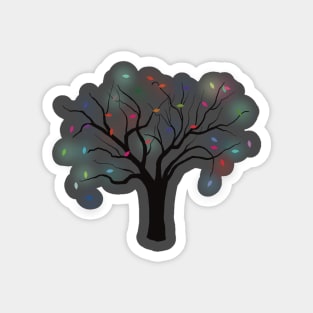 Lit Tree Magnet