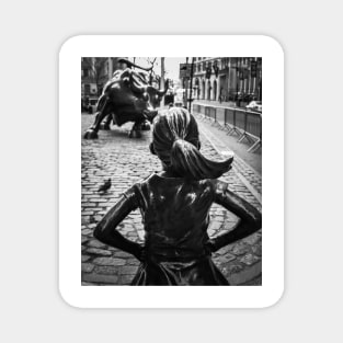 The Fearless Girl Magnet