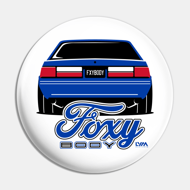 Foxy Body Ford Mustang Pin by LYM Clothing