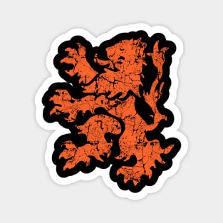 Dutch Lion Rampant, Distressed Magnet