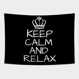 Keep calm and relax Tapestry