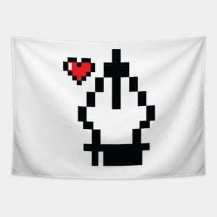 Pen Tool Heart Tee Tapestry