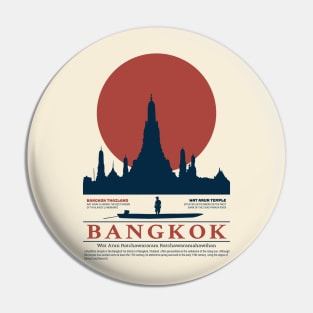 Wat Arun Temple Bangkok Thailand Pin