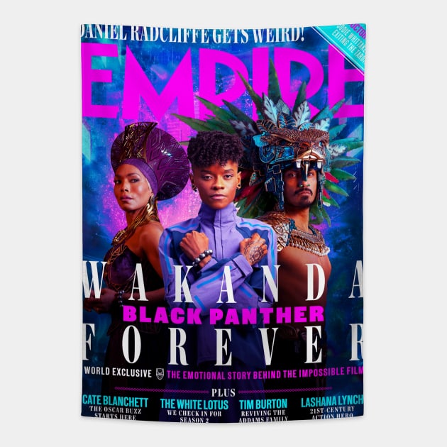 Wakanda Forever Tapestry by SecretGem