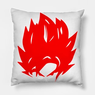 Dragonballz super goku super siyan red Pillow