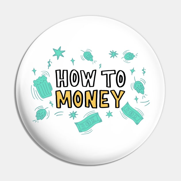 How To Money Logo Pin by How To Money