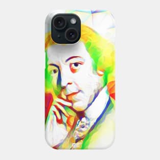 Horace Walpole Colourful Portrait | Horace Walpole Artwork 11 Phone Case