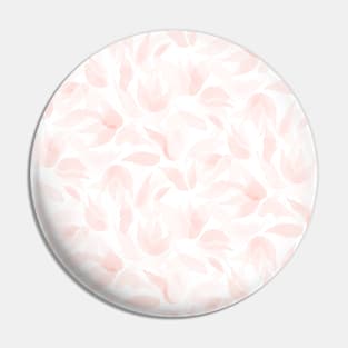 Blush Watercolor Petals Pin