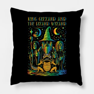 King Gizzard and The Lizard Wizard // Original Fan Art Pillow