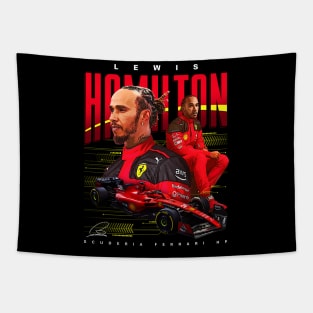 Lewis Hamilton Ferrari Tapestry