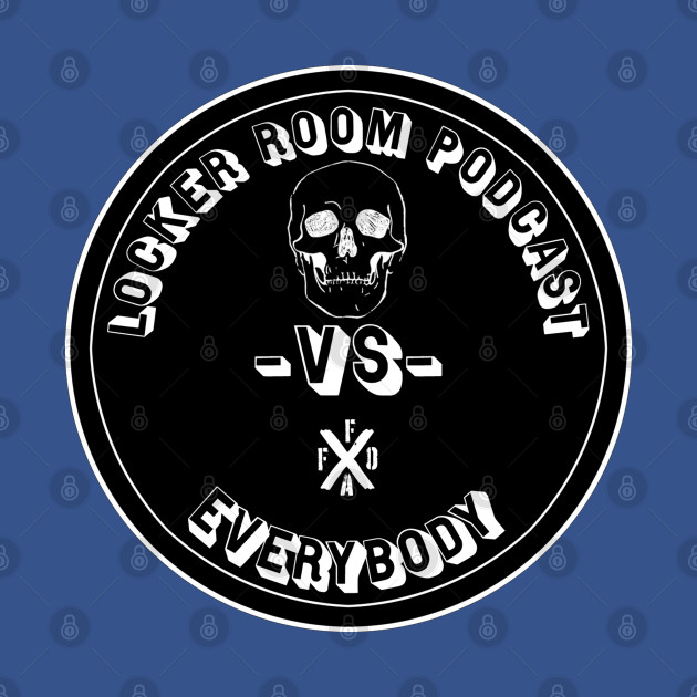 Discover Locker Room Podcast Vs Everybody Black Circle - Locker Room Crew - T-Shirt