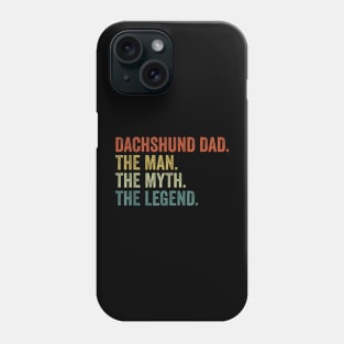 Men Vintage Dog Dad Man Myth Legend Phone Case