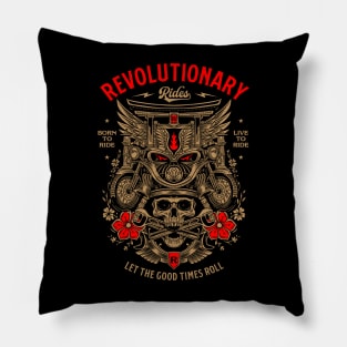 Samurai Riders Pillow