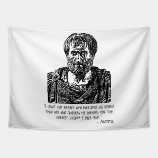 Aristotle Quote Tapestry