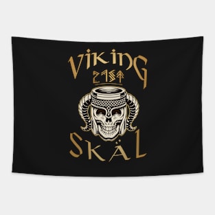 Viking-Skål-21st Birthday Celebration for a Viking Warrior - Gift Idea Tapestry