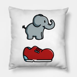 Elephant Shoe Pillow