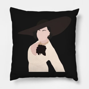 Resident Evil 8 Village Lady Dimitrescu (Tall Lady) Fan Art Pillow