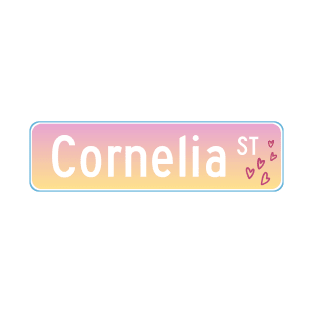 Cornelia St Sign T-Shirt