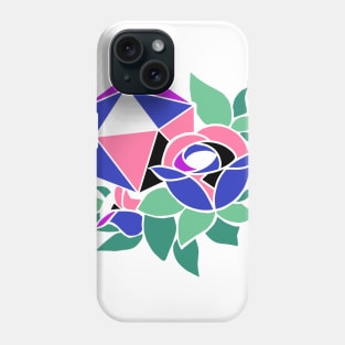 Pretty Poly Rose Genderfluid Pride Phone Case