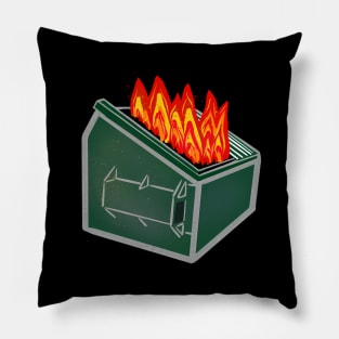 ster Fire Garbage Trash Can Pillow