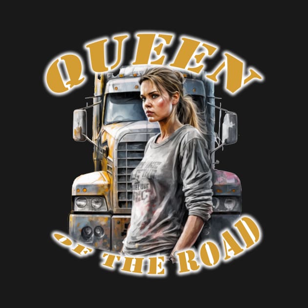 Queen of the Road truck driver by alaarasho