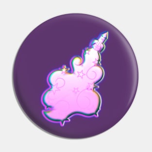 Rocket Rainbows (Princess Pink) Pin