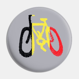 Cycling Belgium Pin