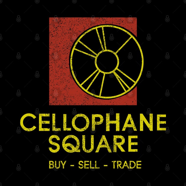 Cellophane Square [Defunct Record Store] by Defunct Logo Series