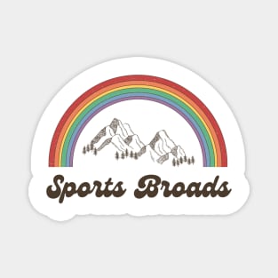 Broads & Rainbows Magnet