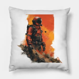 Martian Pioneer Pillow