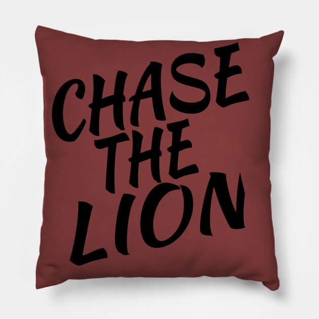 chase the lion football gift idea Pillow by soufyane