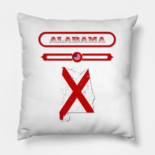 ALABAMA STATE, UNITED STATES, USA. SAMER BRASIL Pillow
