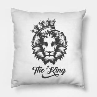 The Lion King Tattoo.The Head Of A Lion In The Crown Pillow