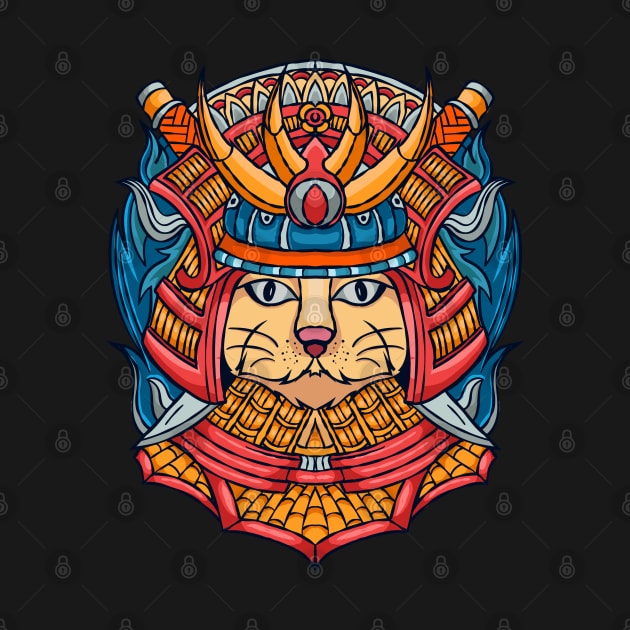 Cat warrior by Stenau Artwerk