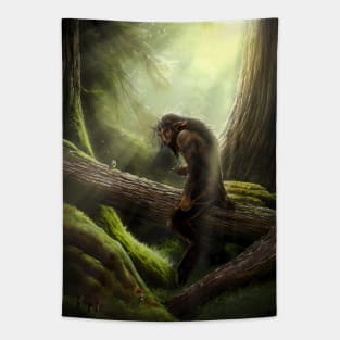 Forest Satyr Tapestry
