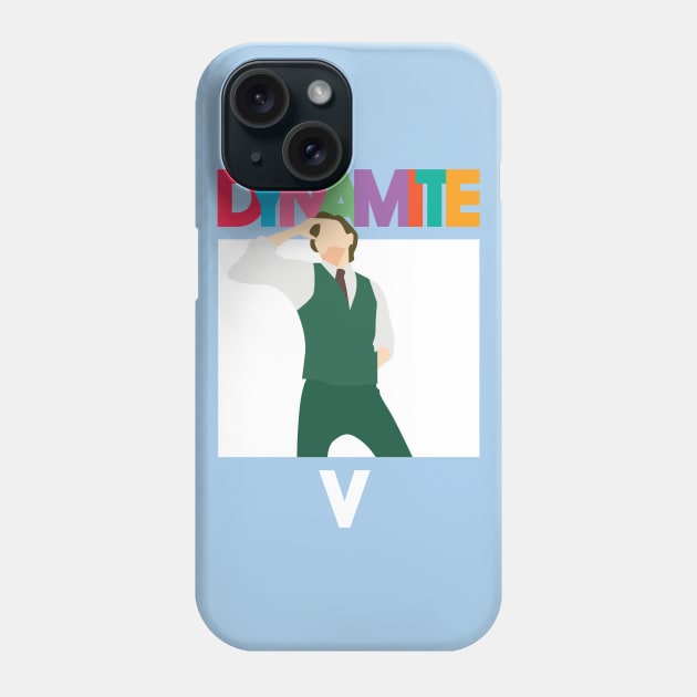 BTS DYNAMITE V Phone Case by YoshFridays