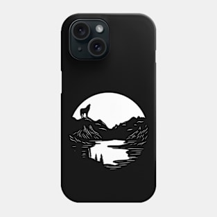 Howling Wolf Phone Case