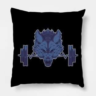 Weighted Werewolf - Blue Pillow