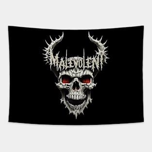 Skull With Horns Tapestry