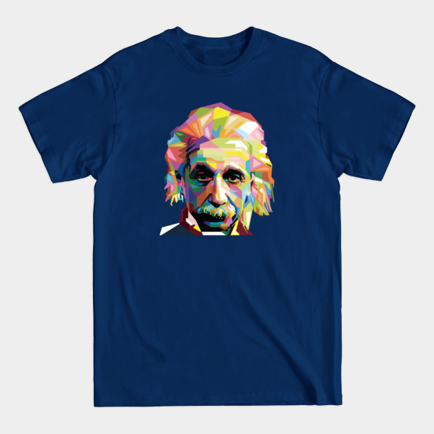 Disover Geometric Celebrity Albert Einstein - Albert Einstein - T-Shirt