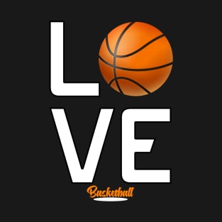 Love Basketball Player Basketball Coach Cool Basketball Themed T-Shirt