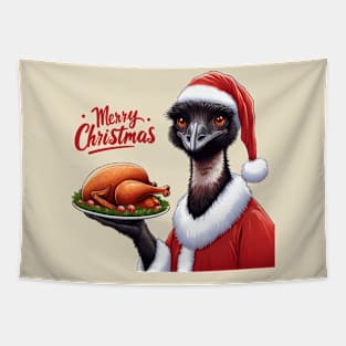 christmas australian emu Tapestry