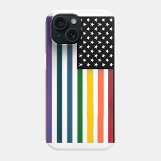 Rainbow American Flag Phone Case