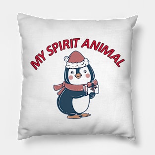 penguin my spirit animal Pillow