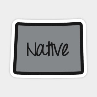 Colorado Native Decal Pride CO Magnet